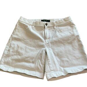 LRL Lauren Jeans White Shorts Women's Size 4‎